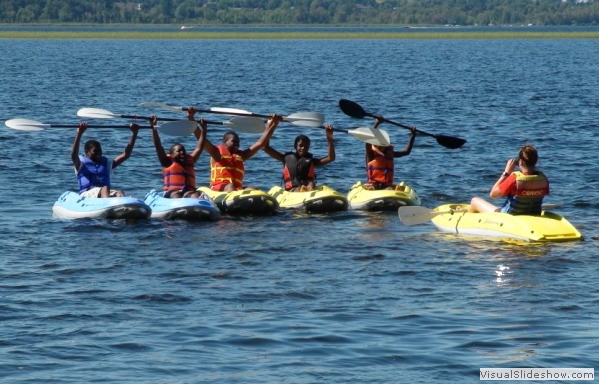 Kayaking with Swimming Instructor